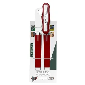 Zenidoo Ouvre-boîte en acier inoxydable, ouvre-bouteille de bière, poignée antidérapante, multifonctionnel, écologique, tête de couteau rotative, cuisine - Product Image 6