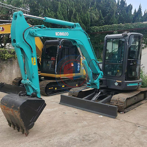 Sk55sr-5 pelle sur chenilles d'occasion Kobelco Sk55sr/mini pelle d'automatisation Kobelco Sk55 d'occasion mini pelle de 5 tonnes à vendre - Product Image 2