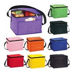 Bolsa térmica reutilizable con logotipo personalizado, fiambrera pequeña para entrega de comida, 6 latas, aislante, Picnic, para niños - Product Image 1