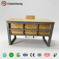 Meubles d'école pour universités, collèges et salles de classe, table en bois, bureau et chaise modernes pour enseignants