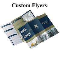 Brochure personnalisée Premium Impression Flyer Brochures Livret Dépliant Affiche pour les services d'impression de produits d'entreprise