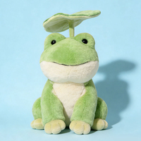 Peluche amusante 18cm 25cm en forme de parapluie, champignon, lapin, tournesol, panda, grenouille, capybara, en polyester et coton PP, à partir de 14 ans