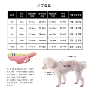 Two Legged Pet <b>Dog</b> Raincoat <b>Light</b> Green And <b>Light</b> Pink Reflective Four Seasons Corgi Shiba Inu Rain Clothes - Product Image 4