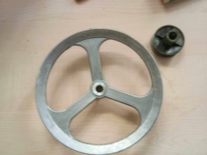 Motore a Frizione per Macchina da Cucire Industriale, Cinghia a V, Ruota in Lega di Alluminio, Puleggia in Ghisa - Product Image 4
