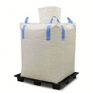 Sac Big Bag FIBC en PP tissé antistatique à fond plat carré tubulaire de 1 tonne, poids de chargement de 1500 kg - Product Image 4