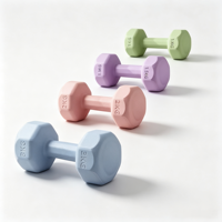 Haltères de couleur macaron, adaptés aux femmes passionnées de fitness, haltères de haute qualité