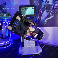 Silla de Realidad Virtual con Rotación de 360 Grados, Equipo de Realidad Virtual para Parques de Atracciones, Centros Comerciales