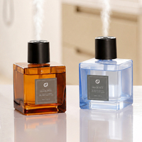 Diffuseur de parfum transparent à base épaisse pour voiture, grande capacité, conteneur d'huile parfumée pour habitacle de véhicule, emballage ODM