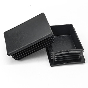 Accessoires de meubles Xinglong, embout carré pour tube 60x80mm, embout en acier pour pied de chaise de bureau - Product Image 1