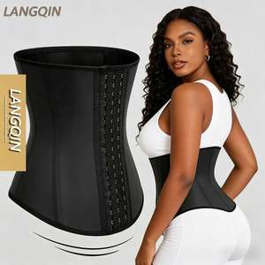 LANGQIN Corset colombien respirant pour femme, gaine amincissante avec contrôle du ventre, pour un ventre plat et une combustion des graisses - Product Image 4