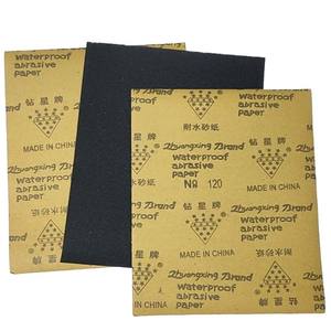 กระดาษทรายกันน้ำยี่ห้อจ้วงซิง ขนาด 9x11 นิ้ว ลายเพชร ผลิตในจีน สำหรับวาดภาพ ขัดเงา และตะไบเล็บ - Product Image 2