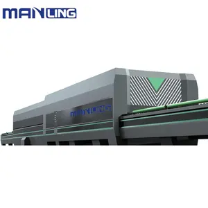 Manling China Fabriek Produceert Air Compressie & Pass Sectie Glas Temperoven Machine 2400Mm * 3600Mm