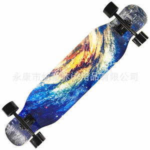 Planche à roulettes longue de 42 pouces en forme de popsicle, durable, pour adultes, idéale pour la ville et les trajets quotidiens - Product Image 5