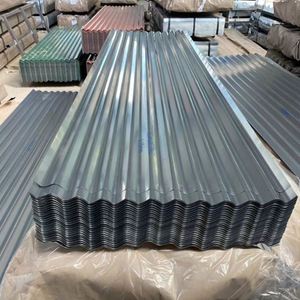 Tôle d'acier ondulée galvanisée DX52D de haute qualité, neuve, SPCC 0,45 mm, pour toiture, avec services de soudage et de découpe - Product Image 4