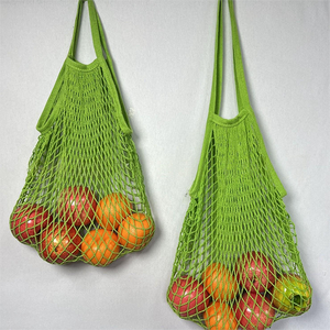 Bolsa de Compras de Malla de Algodón Ecológica, Bolsa de Mercado Tejida Reutilizable, Bolsas de Supermercado Plegables para Frutas y Verduras - Product Image 5