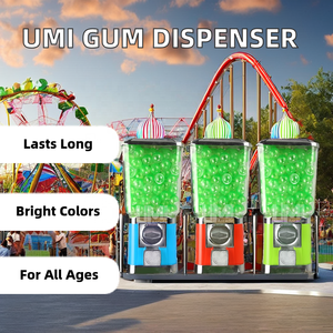 Umi Retro gumball Dispenser <span class=keywords><strong>Mini</strong></span> Arcade <span class=keywords><strong>pinball</strong></span> phong cách máy kẹo với khe cắm đồng xu - Product Image 3