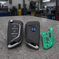 Clé de voiture universelle KEYDIY B21-3 série B à 3 boutons, télécommande ABS noire, garantie de 6 mois pour le programmateur KD900+ URG200