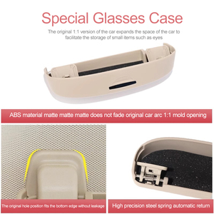 Auto Eyeglasses Organizer Box ABS Material Protective Storage Case for Buick <strong>Renault</strong> <strong>Kadjar</strong> Interior <strong>Accessories</strong> - Product Image 5
