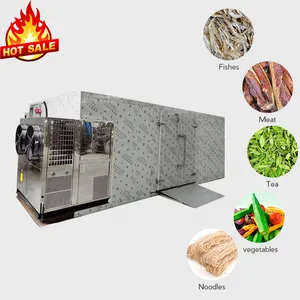 Apontar bomba de calor forno de ar frio, equipamento industrial de secagem da lula do camarão da secagem máquina do peixe seco