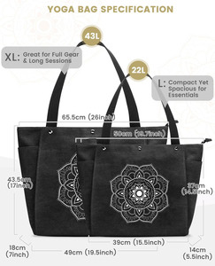 Free sample Large Capacity Women's Dry and Wet Separation Sports Fitness <b>Bag</b> Duffle <b>Bag</b> Short <b>Trip</b> Light Swimming Yoga <b>Bag</b> - Product Image 5