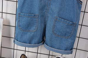 Vêtements pour enfants style mode, combinaison en jean pour garçons, ensemble de 2 pièces pour enfants - Product Image 6