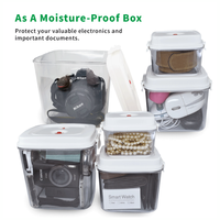 Thankhot Boîte en plastique classique sans BPA pour le stockage des aliments Boîte sous vide de plusieurs tailles Conteneur alimentaire avec logo personnalisé