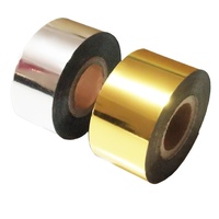 Noir blanc or argent 25mm 30mm 35mm 100M ruban de timbre pour emballage alimentaire congélateur machine de codage ruban chaud