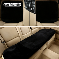 Échantillon de support de vente en gros, housse de siège de voiture en fourrure de mouton australienne authentique, coussin en peau de mouton doux
