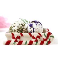 Ensemble cadeau de beauté en gros, bombe de bain naturelle, boules de bain relaxantes, gâteau à bulles avec fleurs séchées pour enfants