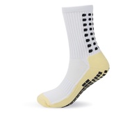Chaussettes de football antidérapantes OEM en gros, avec semelle en tissu éponge rembourrée, chaussettes de sport athlétiques, chaussettes d'entraînement de football avec logo personnalisé