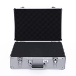 Boîte de rangement pour outils en aluminium d'usine avec insert en mousse, échantillon gratuit, conception de mousse personnalisée, boîte en aluminium durable, boîte à outils - Product Image 3