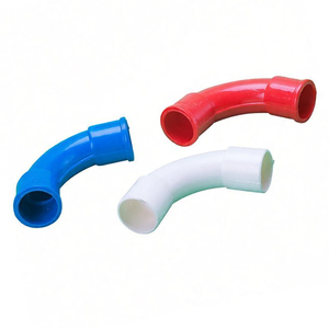 <span class=keywords><strong>Vente</strong></span> directe d'usine et fourniture à bas prix de <span class=keywords><strong>tuyaux</strong></span> de conduit électrique en PVC courbés de 1/2 pouce, durables et robustes - Product Image 1