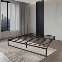 Sommier métallique double avec lattes – Composant de mobilier stable, accessoire de rechange compatible pour l'assemblage de meubles en atelier