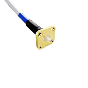 Rf Coaxial Semi-flexible. Cavalier d'assemblage de câble RG402 de 141 ''avec SMA femelle <span class=keywords><strong>Jack</strong></span> Bulkhead Bride à 2 trous <span class=keywords><strong>vers</strong></span> connecteurs <span class=keywords><strong>CINCH</strong></span> - Product Image 3