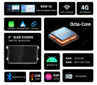TS18 8 çekirdek 9 "Android araba radyo Stereo multimedya sistemi VW Volkswagen Jetta Golf Polo Passat Tiguan Skoda koltuk ana ünite için