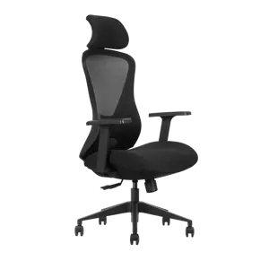 Alta Qualidade Ergonômico Hidráulica Cadeira Do Escritório da China Estilo asiático Mesh Chair com Encosto de Cabeça ajustável Swivel Tecido Material