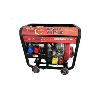 SHIZAI Generator Elektrostatis 10 KW, Harga Generator Diesel Elektrik Senyap Portabel