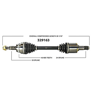 Semiexio เพลาขับด้านหน้าขาตั้งกล้องเพลารถ CV FRC5566 OEM สำหรับ LandRover <span class=keywords><strong>Defender</strong></span> - Product Image 4