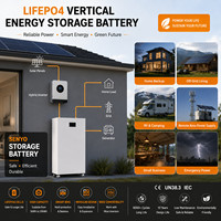 Système de stockage de batteries solaires LFP verticales pour les résidences et les petites entreprises, alimentation de secours hybride réseau/hors réseau