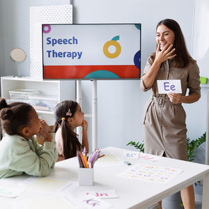 Новый портативный умный ТВ подвижный гибкий дисплей батареи Android вращающийся экран цифровой вывески рекламный щит ЖК-дисплей - Product Image 3