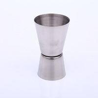 Jigger portable réutilisable en acier inoxydable à double extrémité, tasse doseuse 15ml/30ml, outil de bar multi-capacités, vente chaude
