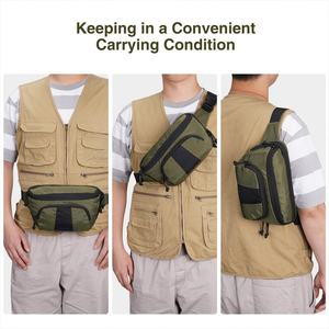 Grande sacoche de ceinture tactique pour homme, sac banane avec ceinture réglable, pour l'entraînement, les voyages, la course à pied, la randonnée - Product Image 5