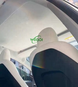 Pare-soleil pour voiture Tesla Model 3, livraison gratuite, pare-soleil <span class=keywords><strong>de</strong></span> toit à personnaliser pour véhicule, avec <span class=keywords><strong>Film</strong></span> d'isolation thermique UV, nouvelle collection 2020 - Product Image 1