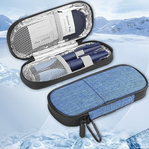 Bolsa Térmica Impermeable de Poliéster Oxford Aislada, Moderna y Sencilla, para Almacenamiento de Insulina, con Paquete de Hielo, Venta al Por Mayor - Product Image 1