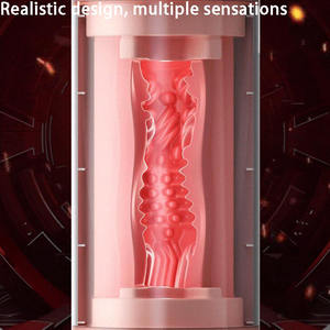Hete Aanbieding App Bestuurde Automatische Vibrerende Mannelijke Masturbator Cup Dubbele Passage Seks Speelgoed voor Mannelijke Zelfbevrediging <span class=keywords><strong>Vagina</strong></span> Seks Product - Product Image 3