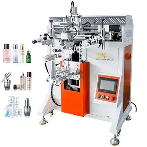 Máquina de serigrafía cilíndrica de taza DM, máquina de impresión de taza de botella de perfume