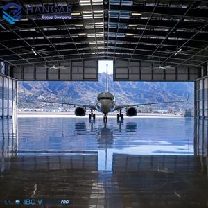 Hanggar Baja Struktur Baja Ringan Prefabrikasi Pusat Perbelanjaan Modern untuk Pesawat Pribadi Layanan Khusus - Product Image 2