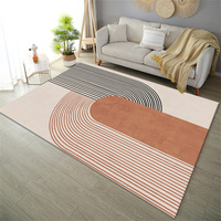 Tapis de salon en cachemire imprimé crème 3d, vente en gros