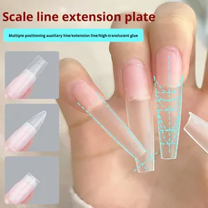 Nouveau produit – 240 pièces/boîte – Faux ongles fins en PMMA – Ultra fins, sans rayures, demi-cap ou entièrement recouvrants – Produits pour ongles - Product Image 4