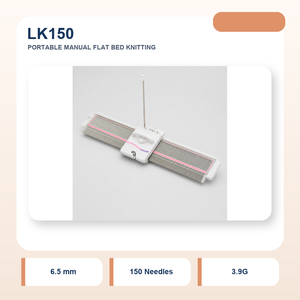 Machine à tricoter manuelle à lit plat 3.9G LK150, 6.5mm, 150 aiguilles, pour projets de tricot et échantillons en studio à domicile - Vente en gros - Product Image 5